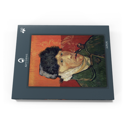 Vincent van Gogh's Self-Portrait with Bandaged Ear and Pipe (1889) 100 Puzzle Schachtel Ansicht3