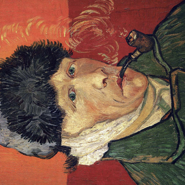 Vincent van Gogh's Self-Portrait with Bandaged Ear and Pipe (1889) 100 Puzzle 3D Modell