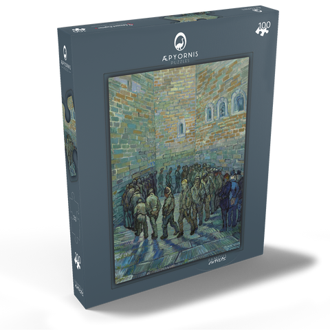 Vincent van Gogh's Prisoners Exercising (1890) 100 Puzzle Schachtel Ansicht2