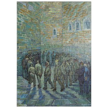 puzzleplate Vincent van Gogh's Prisoners Exercising (1890) 100 Puzzle