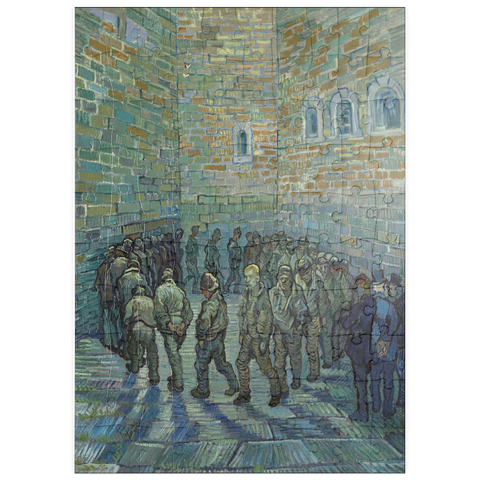 puzzleplate Vincent van Gogh's Prisoners Exercising (1890) 100 Puzzle