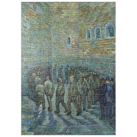 Darstellung des Puzzle-Motivs Vincent van Gogh's Prisoners Exercising (1890) – Puzzleteile: 200