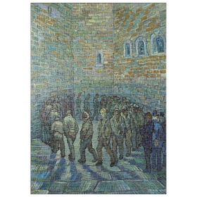 Darstellung des Puzzle-Motivs Vincent van Gogh's Prisoners Exercising (1890) – Puzzleteile: 500