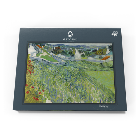 Vincent van Gogh's Vineyards at Auvers (1890) 100 Puzzle Schachtel Ansicht3