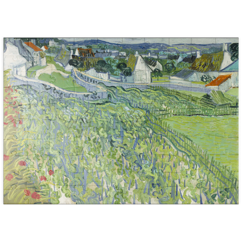 puzzleplate Vincent van Gogh's Vineyards at Auvers (1890) 100 Puzzle
