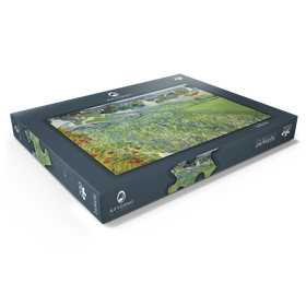 Alternative Darstellung des Puzzle-Motivs Vincent van Gogh's Vineyards at Auvers (1890) – Puzzleteile: 200