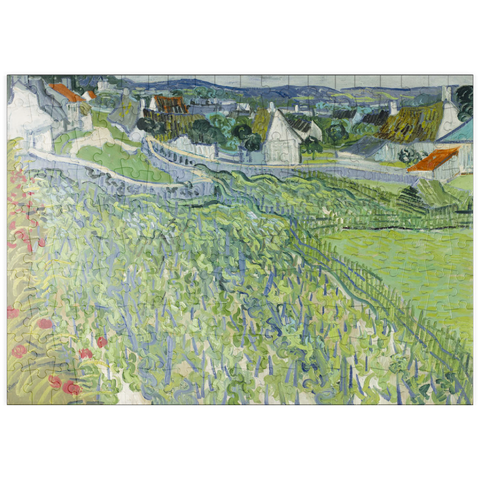 puzzleplate Vincent van Gogh's Vineyards at Auvers (1890) 200 Puzzle
