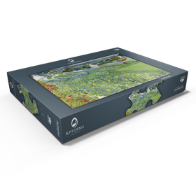 Alternative Darstellung des Puzzle-Motivs Vincent van Gogh's Vineyards at Auvers (1890) – Puzzleteile: 500