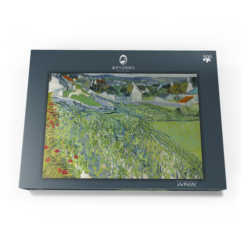 Vincent van Gogh's Vineyards at Auvers (1890) 500 Puzzle Schachtel Ansicht3