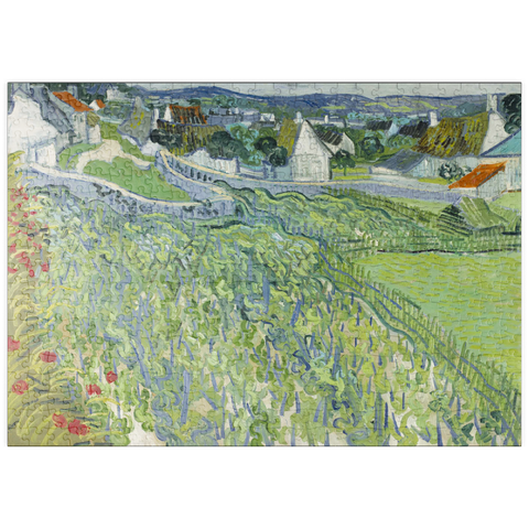 puzzleplate Vincent van Gogh's Vineyards at Auvers (1890) 500 Puzzle