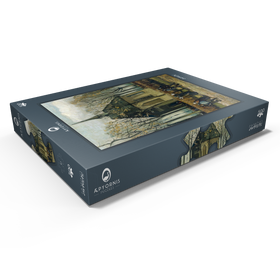 Darstellung des Puzzle Motivs Vincent van Gogh's Congregation Leaving the Reformed Church in Nuenen (1884) - Puzzleteile: 500