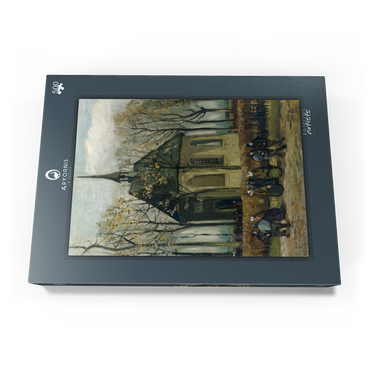 Vincent van Gogh's Congregation Leaving the Reformed Church in Nuenen (1884) 500 Puzzle Schachtel Ansicht3