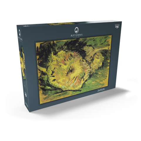 Vincent van Gogh's Two Cut Sunflowers (1887) 1000 Puzzle Schachtel Ansicht2