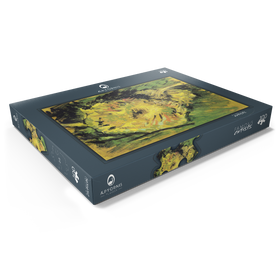 Darstellung des Puzzle Motivs Vincent van Gogh's Two Cut Sunflowers (1887) - Puzzleteile: 100