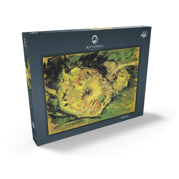 Vincent van Gogh's Two Cut Sunflowers (1887) 100 Puzzle Schachtel Ansicht2