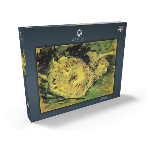 Vincent van Gogh's Two Cut Sunflowers (1887) 200 Puzzle Schachtel Ansicht2