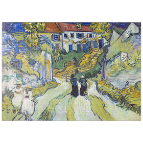 Darstellung des Puzzle-Motivs Vincent van Gogh's Stairway at Auvers (1890) – Puzzleteile: 500