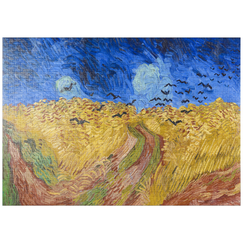 puzzleplate Vincent van Gogh's Wheatfield with Crows (1890) 1000 Puzzle