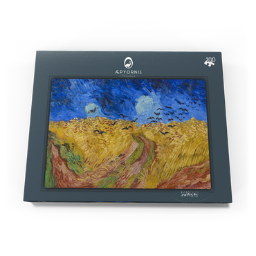 Vincent van Gogh's Wheatfield with Crows (1890) 100 Puzzle Schachtel Ansicht3
