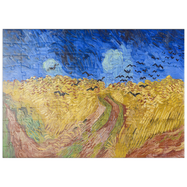 puzzleplate Vincent van Gogh's Wheatfield with Crows (1890) 100 Puzzle