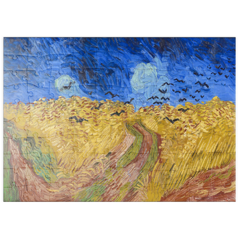 puzzleplate Vincent van Gogh's Wheatfield with Crows (1890) 100 Puzzle