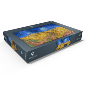 Alternative Darstellung des Puzzle-Motivs Vincent van Gogh's Wheatfield with Crows (1890) – Puzzleteile: 500