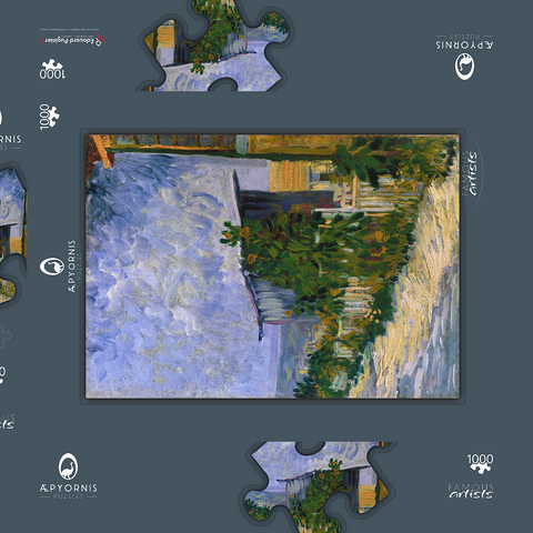Vincent van Gogh's Shelter on Montmartre (1887) 1000 Puzzle Schachtel 3D Modell