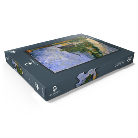 Darstellung des Puzzle Motivs Vincent van Gogh's Shelter on Montmartre (1887) - Puzzleteile: 100