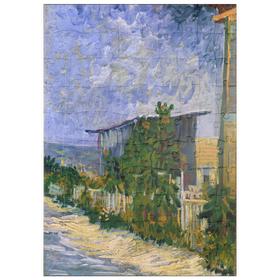 Darstellung des Puzzle Motivs Vincent van Gogh's Shelter on Montmartre (1887) - Puzzleteile: 100