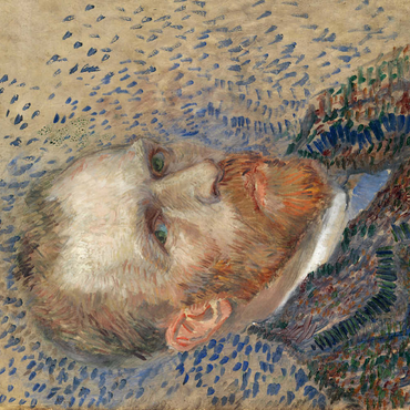 Vincent van Gogh's Self-Portrait (1887) 100 Puzzle 3D Modell