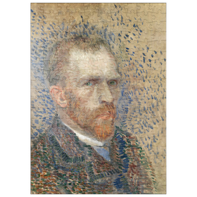 Darstellung des Puzzle-Motivs Vincent van Gogh's Self-Portrait (1887) – Puzzleteile: 200