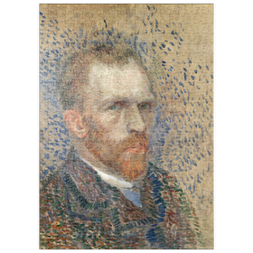 Darstellung des Puzzle Motivs Vincent van Gogh's Self-Portrait (1887) - Puzzleteile: 500