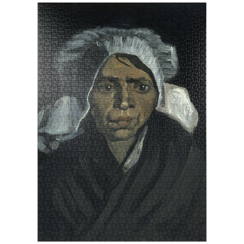 puzzleplate Vincent van Gogh's Head of a Peasant Woman (1884) 1000 Puzzle