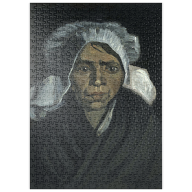 Darstellung des Puzzle-Motivs Vincent van Gogh's Head of a Peasant Woman (1884) – Puzzleteile: 500