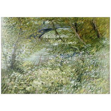 puzzleplate Vincent van Gogh's River Bank in Springtime (1887) 1000 Puzzle