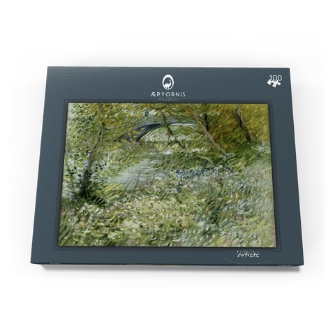 Vincent van Gogh's River Bank in Springtime (1887) 100 Puzzle Schachtel Ansicht3
