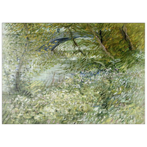 puzzleplate Vincent van Gogh's River Bank in Springtime (1887) 100 Puzzle