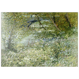 Darstellung des Puzzle-Motivs Vincent van Gogh's River Bank in Springtime (1887) – Puzzleteile: 200