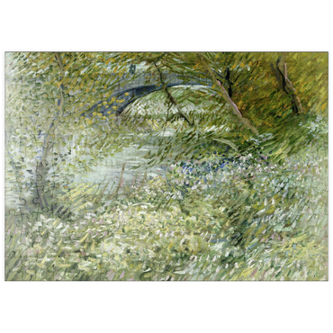 puzzleplate Vincent van Gogh's River Bank in Springtime (1887) 200 Puzzle
