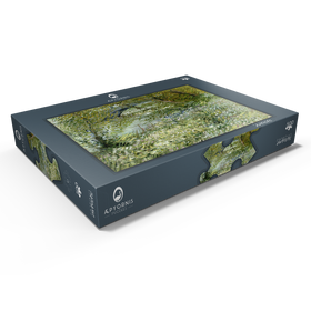 Alternative Darstellung des Puzzle-Motivs Vincent van Gogh's River Bank in Springtime (1887) – Puzzleteile: 500