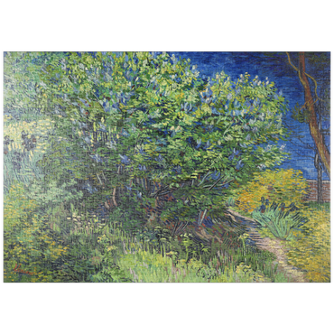 puzzleplate Vincent van Gogh's Lilac Bush (1889) 1000 Puzzle
