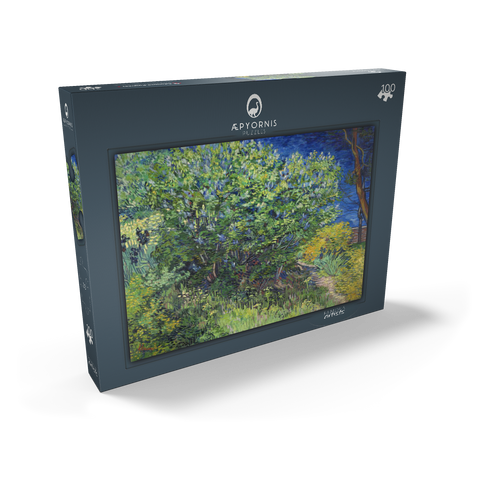 Vincent van Gogh's Lilac Bush (1889) 100 Puzzle Schachtel Ansicht2
