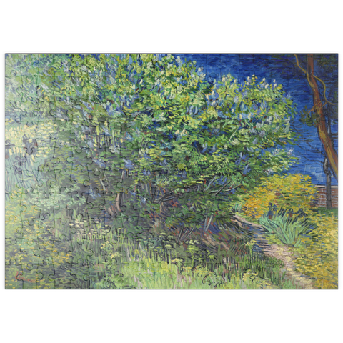 puzzleplate Vincent van Gogh's Lilac Bush (1889) 200 Puzzle