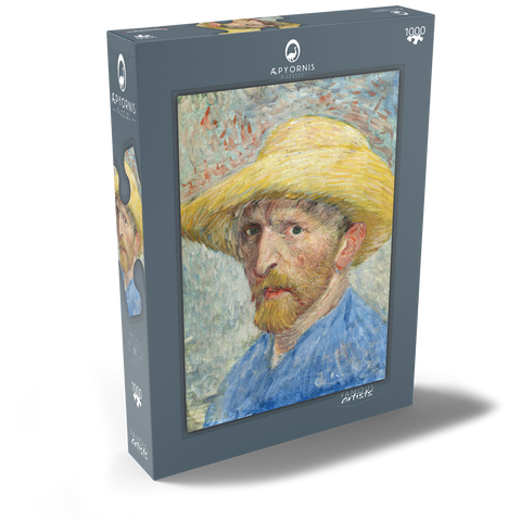 Vincent van Gogh's Self-Portrait (1887) 1000 Puzzle Schachtel Ansicht2