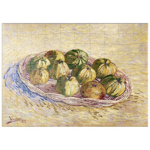 puzzleplate Vincent van Gogh's Still Life, Basket of Apples (1887) 100 Puzzle