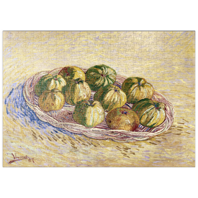 Darstellung des Puzzle-Motivs Vincent van Gogh's Still Life, Basket of Apples (1887) – Puzzleteile: 500