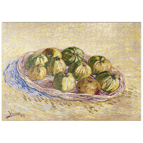 puzzleplate Vincent van Gogh's Still Life, Basket of Apples (1887) 500 Puzzle