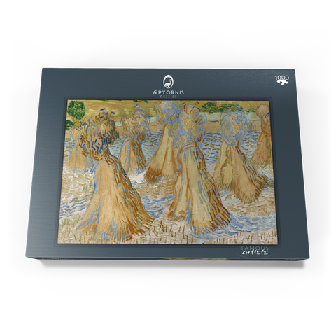 Vincent van Gogh's Sheaves of Wheat (1890) 1000 Puzzle Schachtel Ansicht3