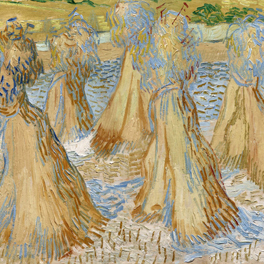 Vincent van Gogh's Sheaves of Wheat (1890) 1000 Puzzle 3D Modell