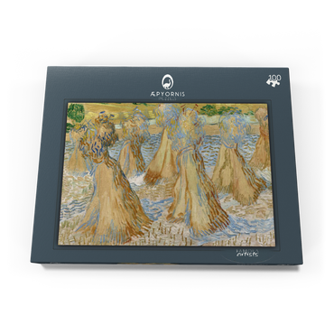 Vincent van Gogh's Sheaves of Wheat (1890) 100 Puzzle Schachtel Ansicht3